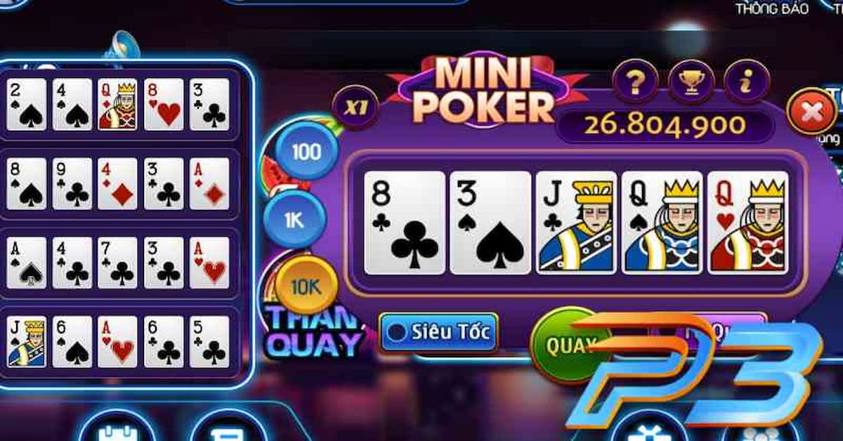 Kết nối ổn định khi chơi mini game poker