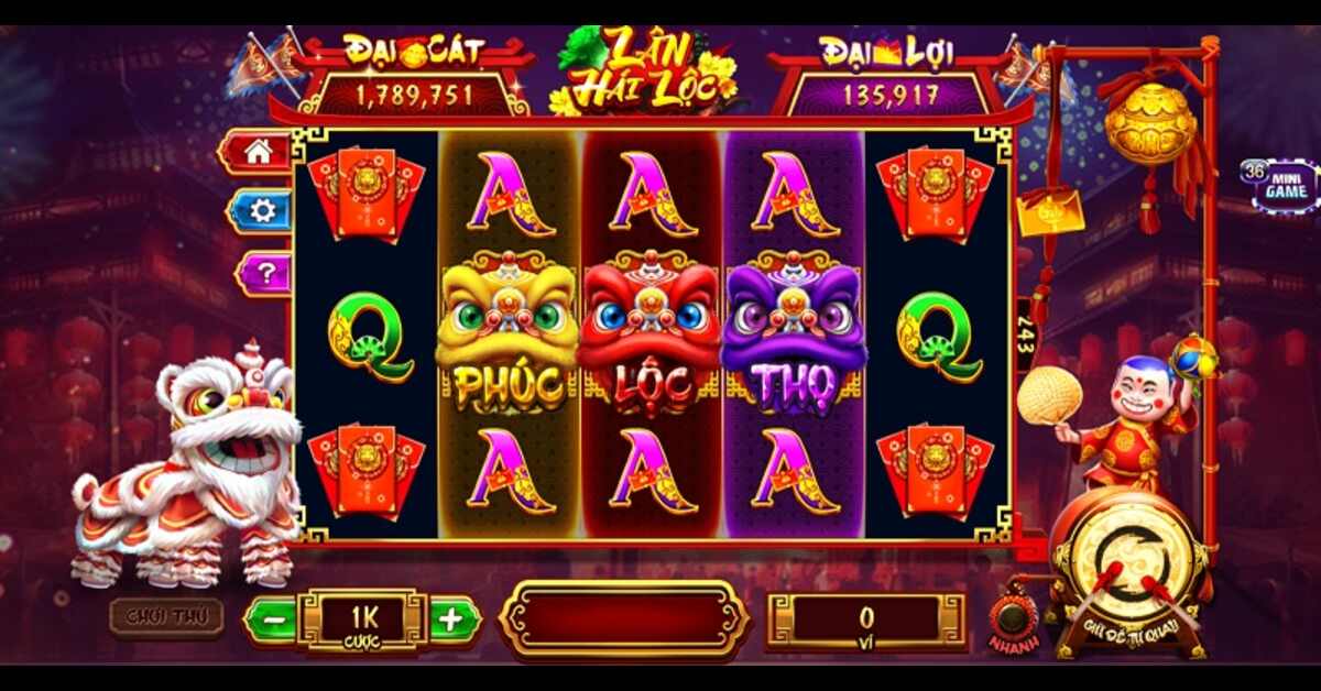 Quy tắc tính điểm quay hũ slot Lân Hái Lộc tại 789club online